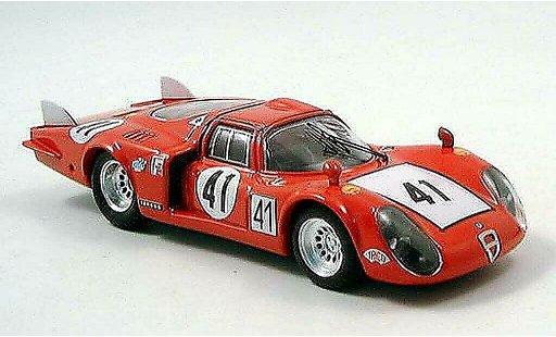 Alfa Romeo 33.2 prototipo 1/43 Best 1968 LM No.41 Bagheti/Vaccarell 24h Le Mans miniature