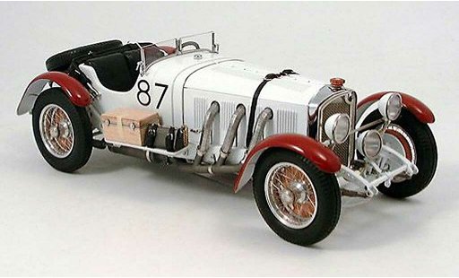 Mercedes SSK Base 1/18 CMC l blanche miniature