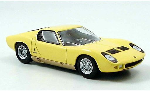 Lamborghini Miura Base 1/43 Del Prado jaune miniature