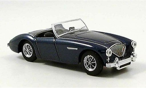 Austin Healey 100 /6 od bn6 1/43 Del Prado Cabrio bleu miniature
