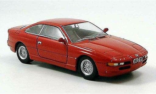 Bmw 850 coupe 1/43 Del Prado i rouge miniature