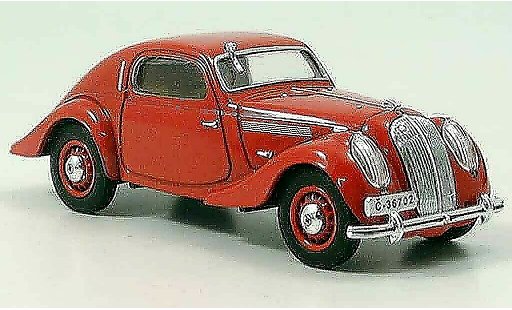 Skoda Popular Sport Monte Carlo 1/43 Abrex rouge 1935 miniature
