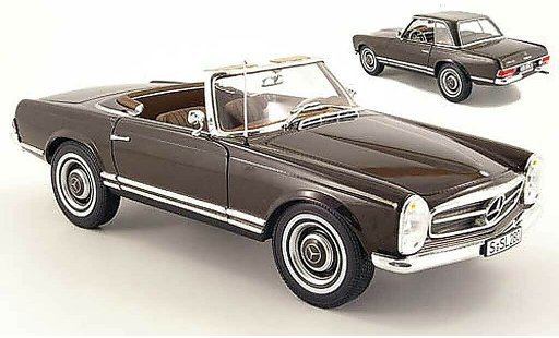 Mercedes 230 Base 1/18 Norev sl (w 113) marron miniature