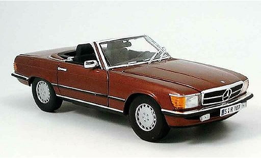 Mercedes 350 Base 1/18 Norev (r 107) rouge miniature