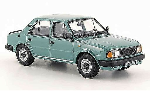 Skoda 120 Base 1/43 Abrex l grise verte 1986 miniature