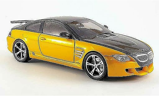 Bmw M6 ac schnitzer 1/18 Norev E63 tension m6 jaune/ miniature