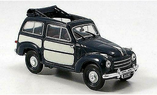 Fiat 500 C 1/43 Norev Belvedere bleu 1952 miniature