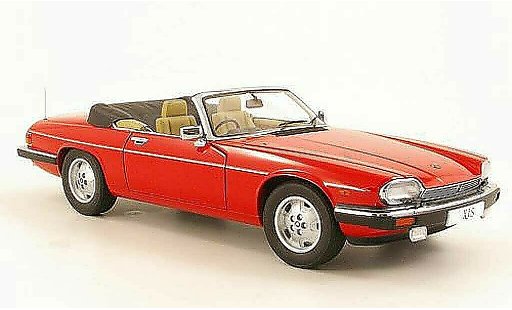 Jaguar XJS 1988 1/18 Autoart Cabriolet rouge RHD miniature