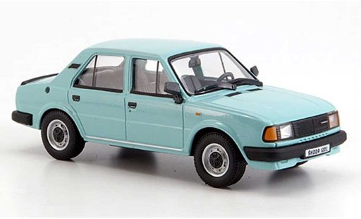 Skoda 120 Base 1/43 Abrex L turquoise 1986 miniature