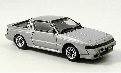 Mitsubishi Starion GSR VR 1/43 Aoshima grise metallisee 1988 miniature