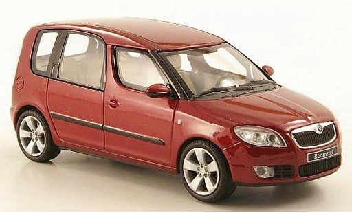Skoda Roomster Base 1/43 Abrex rouge 2006 miniature