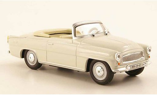 Skoda Felicia Roadster 1/43 Abrex grise miniature