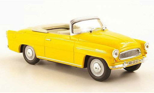 Skoda Felicia Roadster 1/43 Abrex orange-jaune miniature