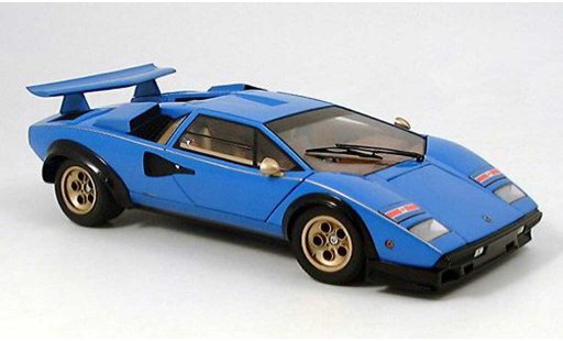 Lamborghini Countach LP 500 1/18 Kyosho s bleu miniature