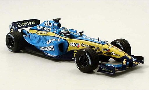Renault F1 2005 1/43 Minichamps team r 25 showcar no.6 g. fisica miniature
