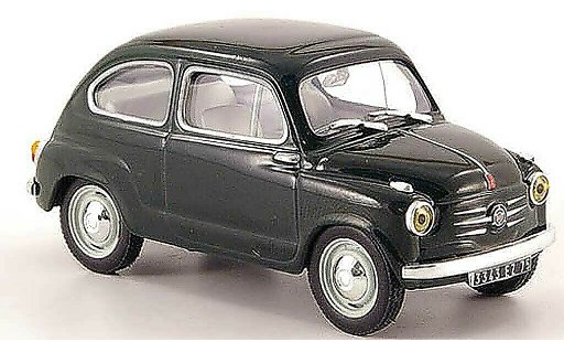 Fiat 600 Berlina 1/43 Hachette verte 1957 miniature