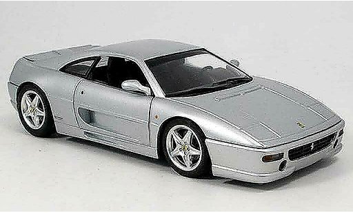 Ferrari F355 Berlinetta 1/18 Hot Wheels gtb grise miniature