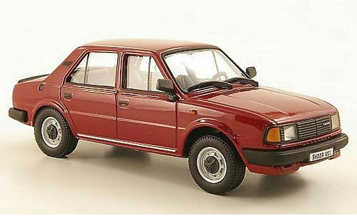 Skoda 120 Base 1/43 Abrex L rouge 1986 miniature