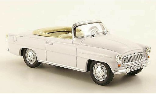 Skoda Felicia Roadster 1/43 Abrex blanche miniature