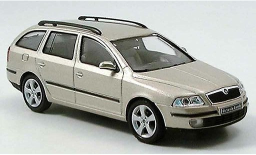 Skoda Octavia Combi 1/43 Abrex beige miniature