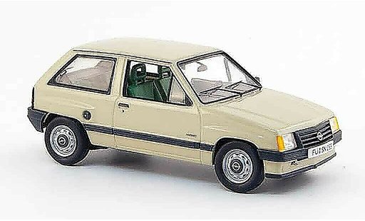 Opel Corsa A Base 1/43 Schuco a beige 1982 miniature