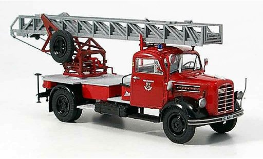 Borgward B 2500 pompiers 1/43 Schuco pompier Stadt Mayen Drehleiter miniature