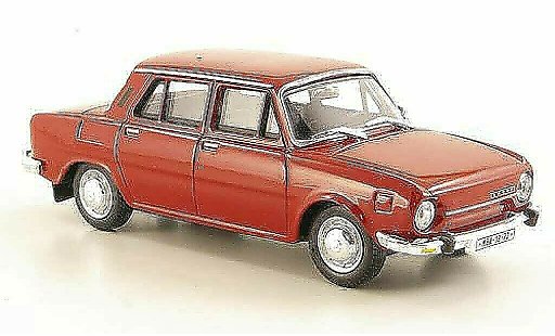 Skoda 110 R 1/43 Abrex rouge 1969 miniature