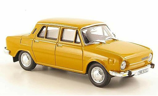Skoda 110 L 1/43 Abrex marron 1969 miniature