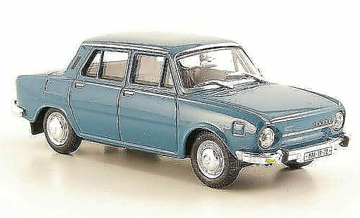Skoda 110 Base 1/43 Abrex bleugrise 1969 miniature