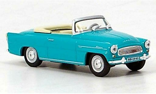 Skoda Felicia Roadster 1/43 Abrex turquoise miniature