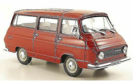 Skoda 1203 Kastenwagen 1/43 Abrex Lieferwagen rouge miniature