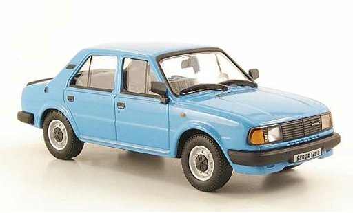 Skoda 120 Base 1/43 Abrex L bleu 1986 miniature