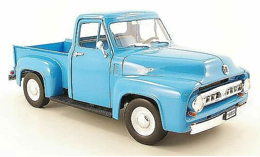 Ford F-100 Pickup 1/18 Yat Ming F 100 bleu 1953 miniature