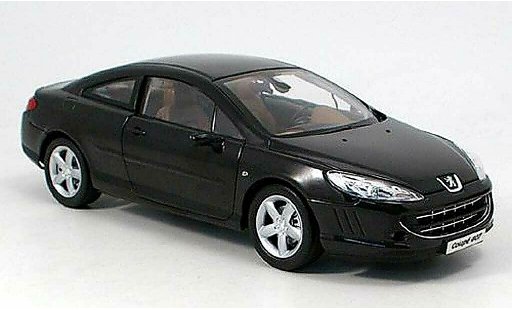 Peugeot 407 coupe 1/18 Norev noire 2005 miniature