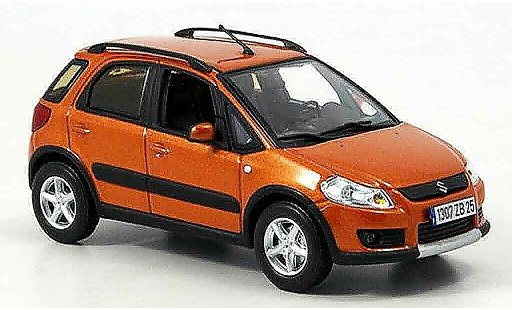Suzuki SX4 Base 1/43 Norev orange 2006 miniature