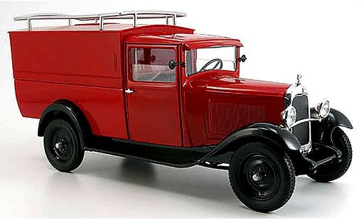 Citroen C4 1930 1/18 Solido fourgonwagen miniature