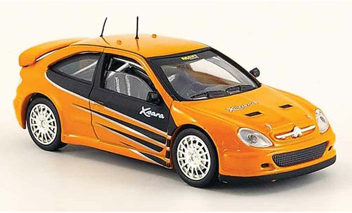 Citroen Xsara tuning 1/43 Solido orange miniature