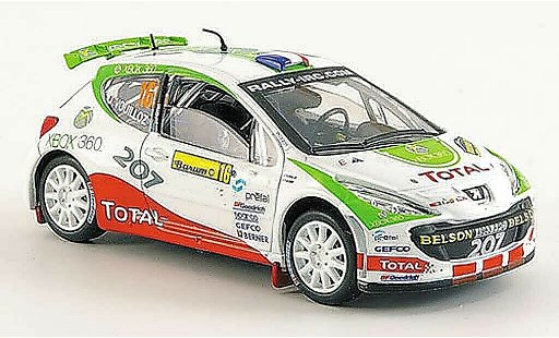 Peugeot 207 S2000 1/43 Solido No.16 XBox 360 Barum Rally 2008 miniature