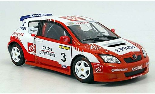 Toyota Corolla Trophee Andros 1/18 Solido no.3 prost collection 2006 miniature