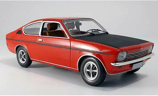 Opel Kadett C coupe 1/18 Minichamps c sr rouge noire 1976 miniature