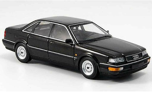 Audi V8 berline 1/43 Minichamps Quattro noire 1988 miniature