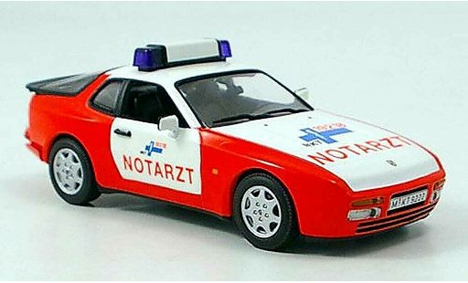 Porsche 944 1989 1/43 Minichamps S2 Notarzt - MKT Munchen miniature