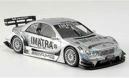 Mercedes Classe C AMG 1/43 Minichamps Test V.Rossi avec Figur miniature