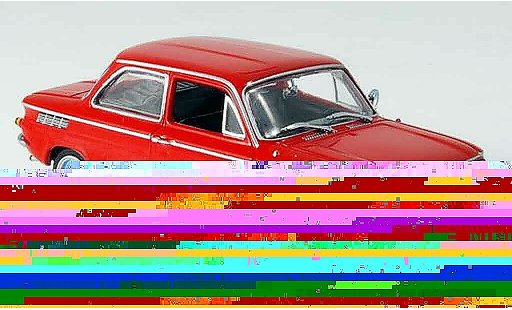 NSU TT Base 1/43 Minichamps rouge 1967 miniature