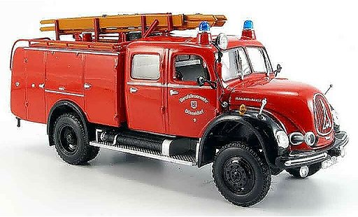 Magirus TLF 16 Merkur 1/43 Minichamps A pompier Dusseldorf miniature