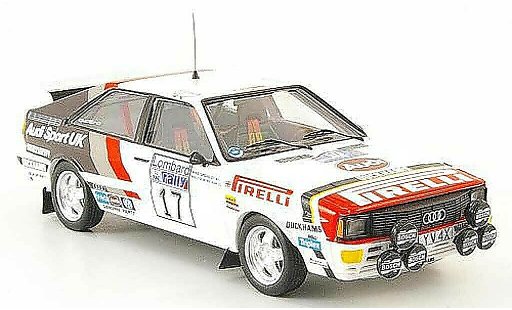 Audi Quattro rallye 1/43 Trofeu Wilson RAC Rally 1982 miniature
