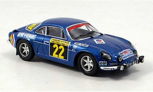 Alpine A110 1600 s 1/43 Trofeu 1600S Therier vainqueur Rally San Remo 1970 miniature