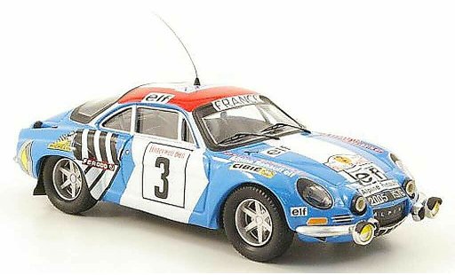 Alpine A110 1600 s 1/43 Trofeu 1600S No.3 Nicolas/DelferrierRally Marokko 1974 miniature