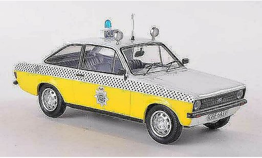 Ford Escort Berlina 1/43 Trofeu Staffordshire Police Police (GB) 1980 miniature