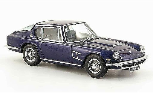 Maserati Mistral Coupe 1/43 IXO bleu 1963 miniature